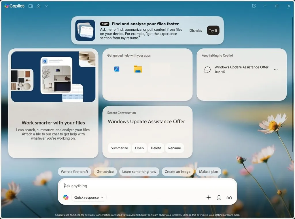 Huong dan cach tim kiem tep cuc bo bang ung dung Copilot tren Windows 11 1