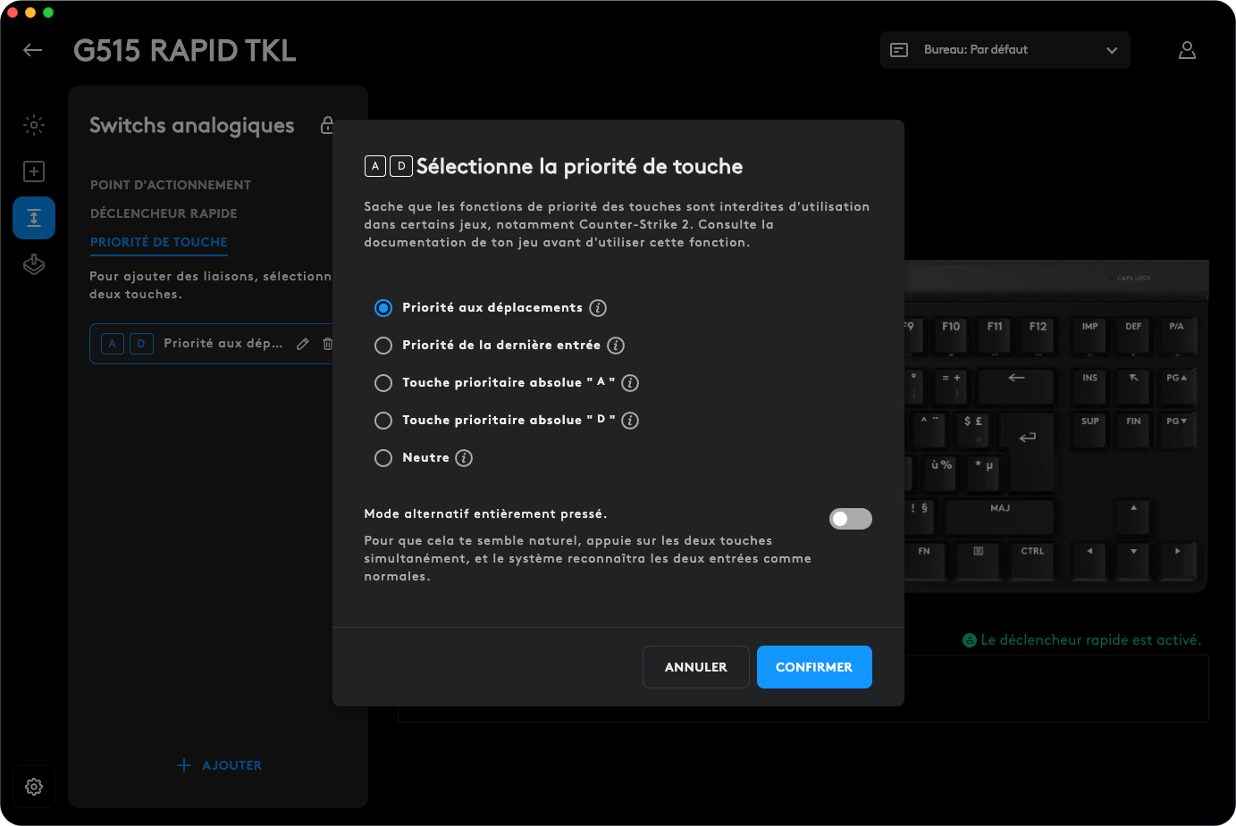 Logitech G515 Rapid TKL 1