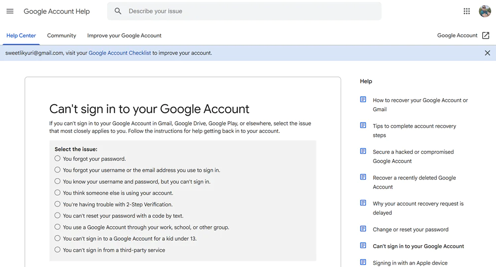 Phải làm thế nào nếu bạn bị mất quyền truy cập vào tài khoản Google/Gmail của mình? 44 Phai lam gi neu ban mat quyen truy cap vao tai khoan GoogleGmail cua minh 2