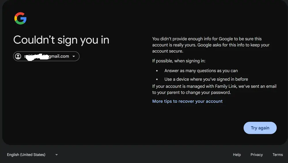 Phải làm thế nào nếu bạn bị mất quyền truy cập vào tài khoản Google/Gmail của mình? 42 Phai lam gi neu ban mat quyen truy cap vao tai khoan GoogleGmail cua minh 4