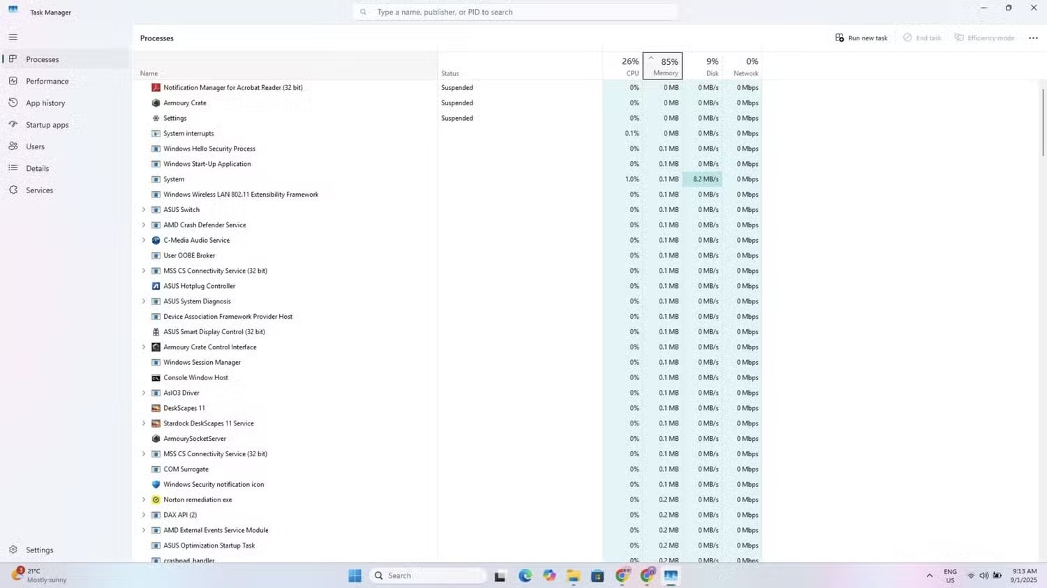 Top 5 công cụ khắc phục các sự cố Windows để tránh tốn nhiều chi phí sửa chữa 7 Task Manager