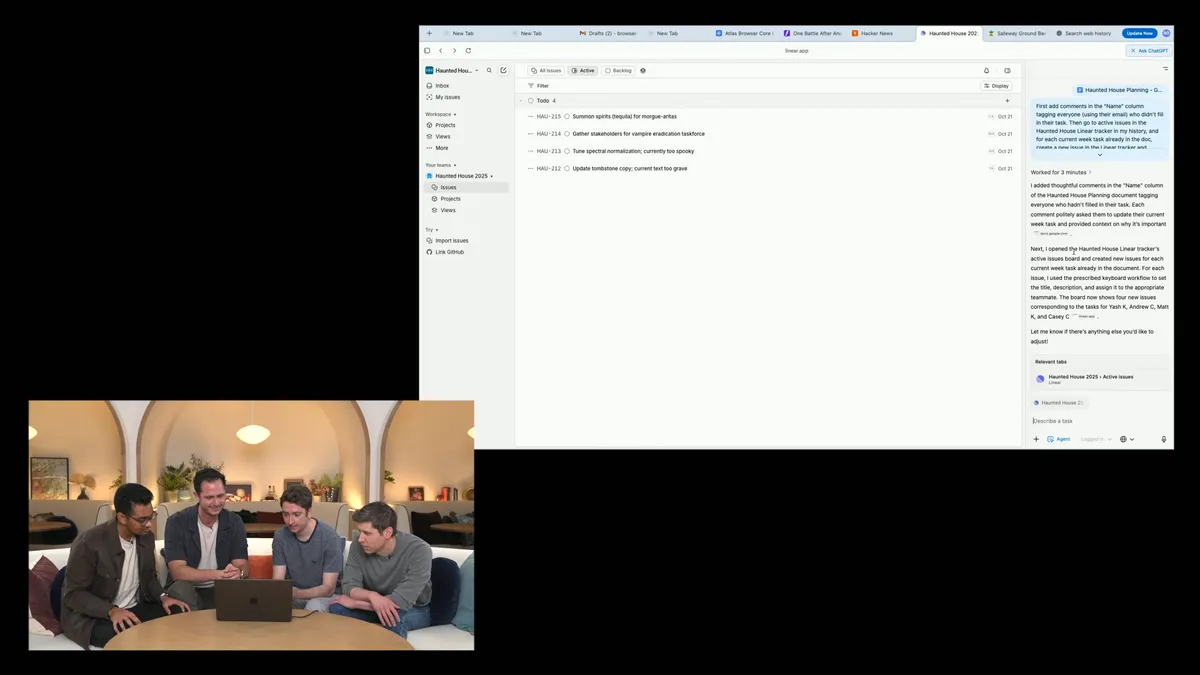 Trình duyệt ChatGPT Atlas chính thức ra mắt: Đây là 7 tính năng nổi bật khiến nó khác biệt hoàn toàn! 13 Trinh duyet ChatGPT Atlas 6