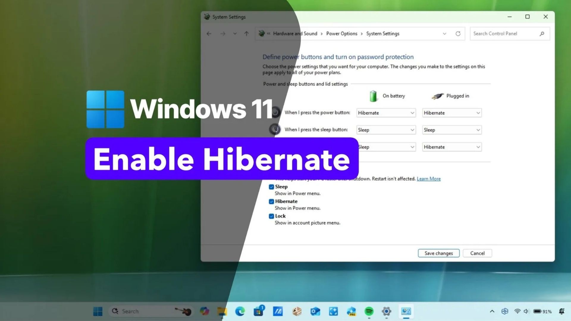 Hướng dẫn cách bật chế độ Hibernate trên Windows 11 1 cach bat che do Hibernate tren Windows 11 1