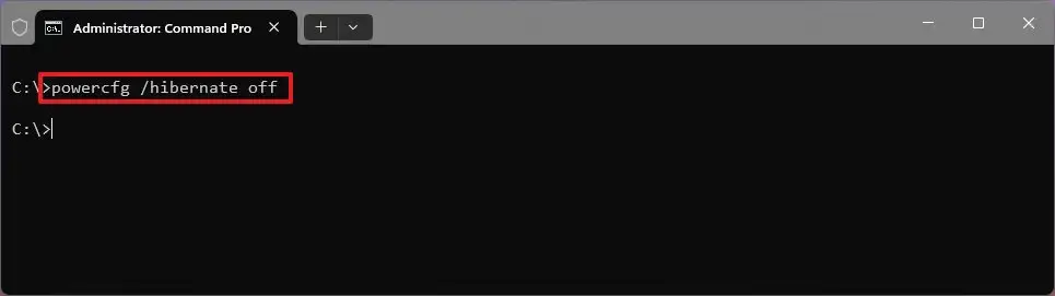 cach bat che do Hibernate tren Windows 11 2