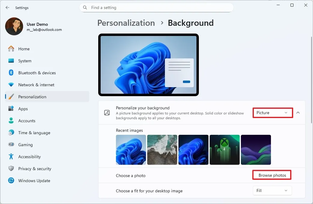 cach bat tinh nang hinh nen video moi tren Windows 11 25H2 va 24H2 2