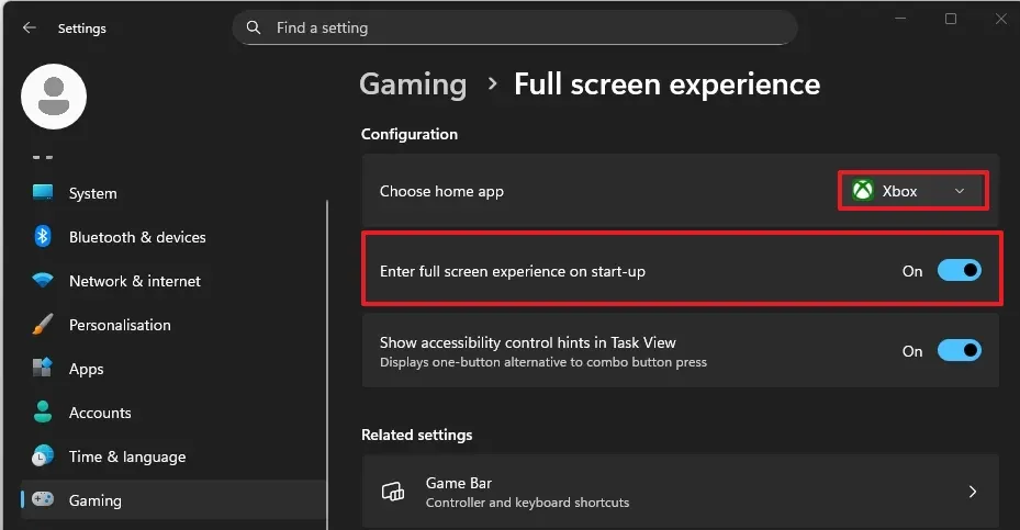 Hướng dẫn cách bật trải nghiệm toàn màn hình Xbox mới trên Windows 11 18 cach bat trai nghiem toan man hinh Xbox moi tren Windows 11 1