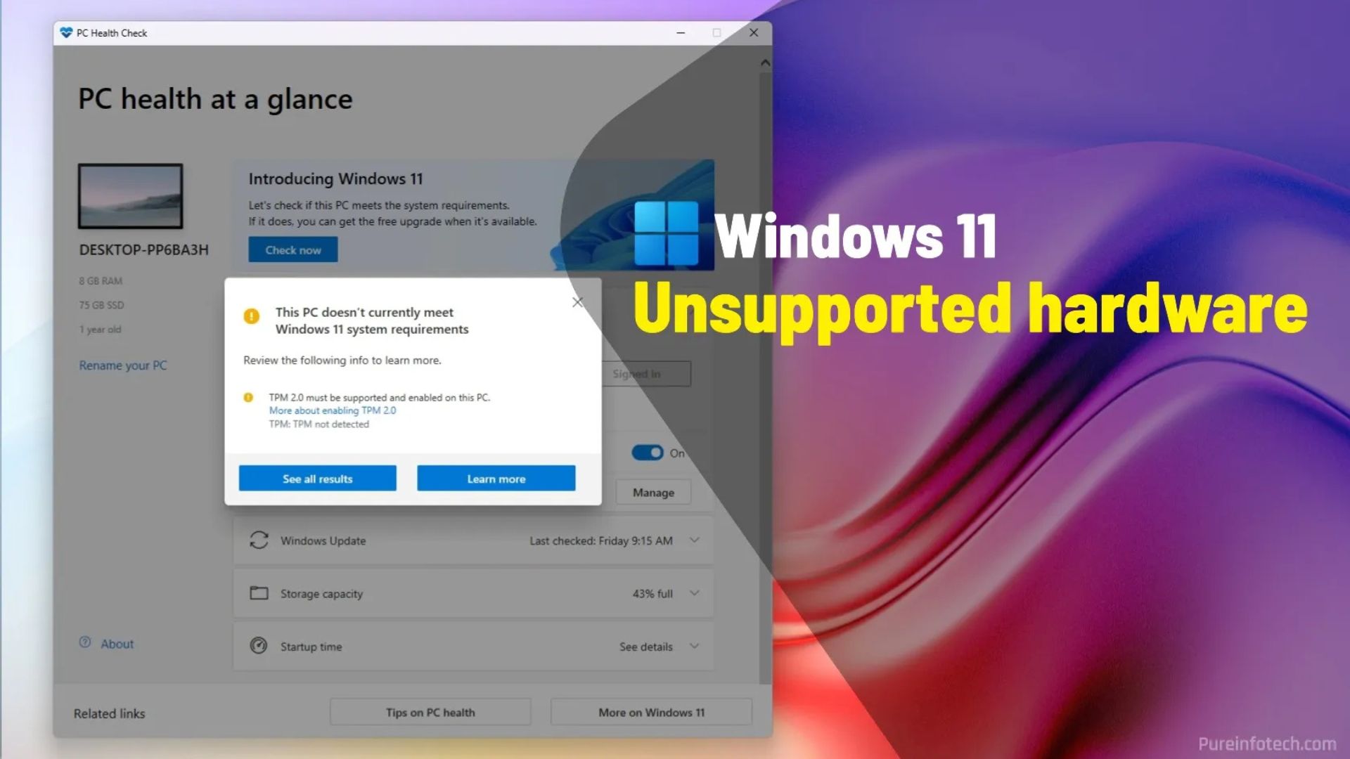 Hướng dẫn cách cài đặt Windows 11 trên phần cứng không được hỗ trợ 1 cach cai dat Windows 11 tren phan cung khong duoc ho tro1