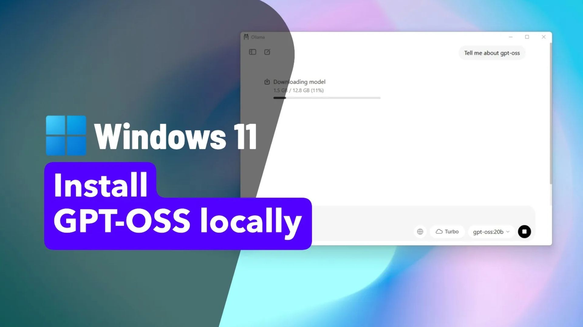 Hướng dẫn cách cài đặt mô hình AI OpenAI GPT-OSS trên Windows 11 1 cach cai dat mo hinh AI OpenAI GPT OSS tren Windows 11 1