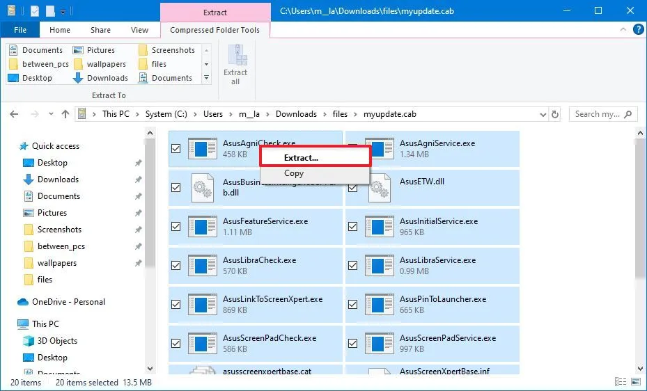 cach cai dat tep CAB de cap nhat va trinh dieu khien tren Windows 10 4