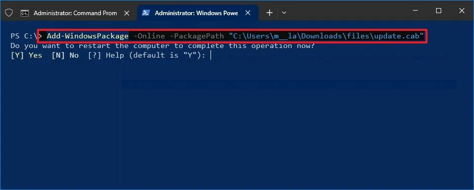cach cai dat tep CAB de cap nhat va trinh dieu khien tren Windows 10 6