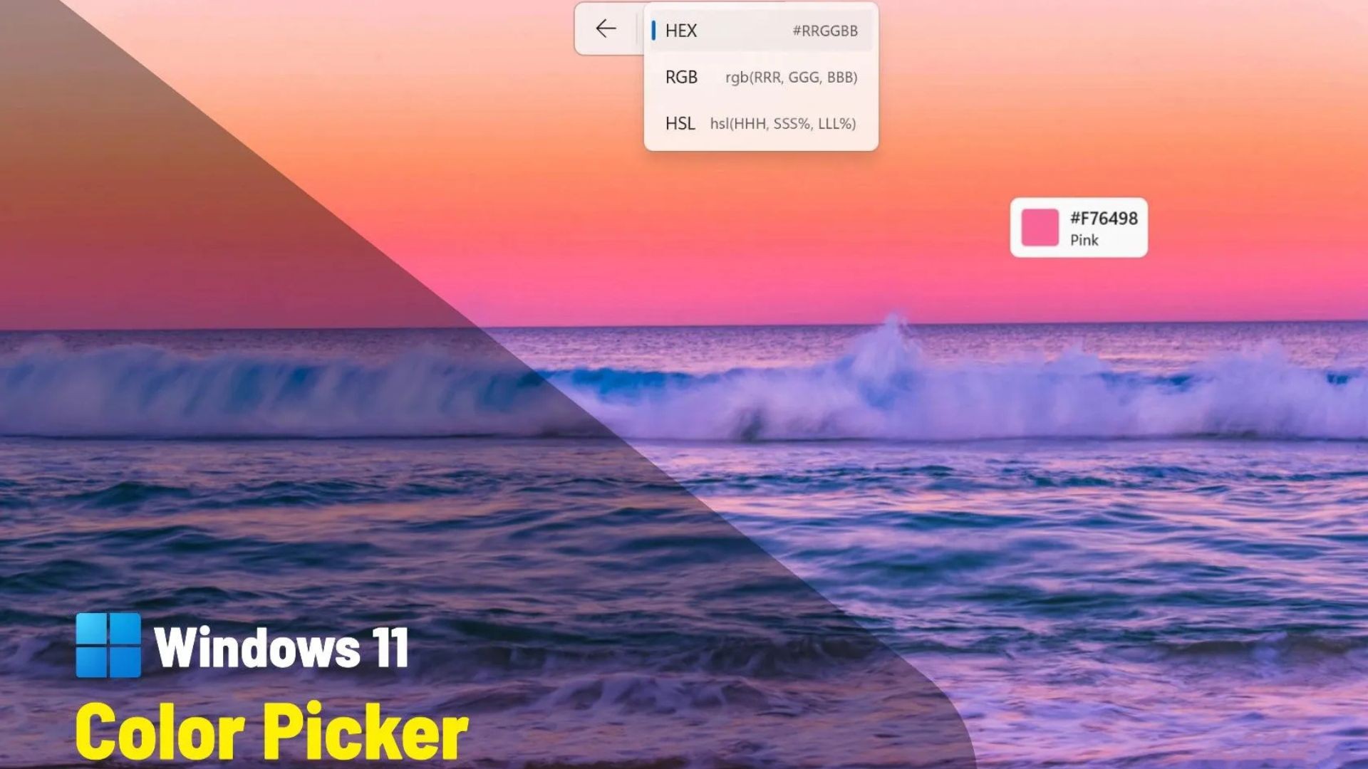 Hướng dẫn cách chọn mã màu HEX, RGB, HSL từ bất kỳ pixel nào trên Windows 11 1 cach chon ma mau HEX RGB HSL tu bat ky pixel nao tren Windows 11 1