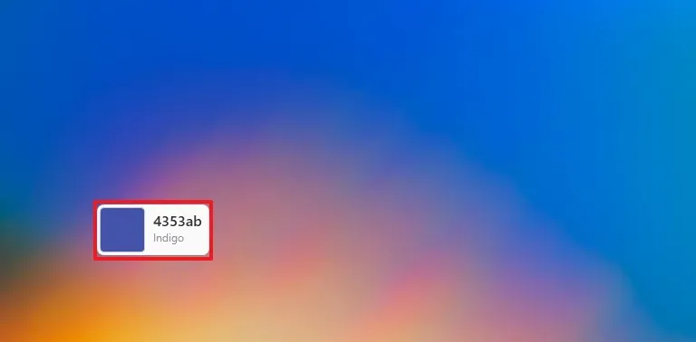 cach chon ma mau HEX RGB HSL tu bat ky pixel nao tren Windows 11 5
