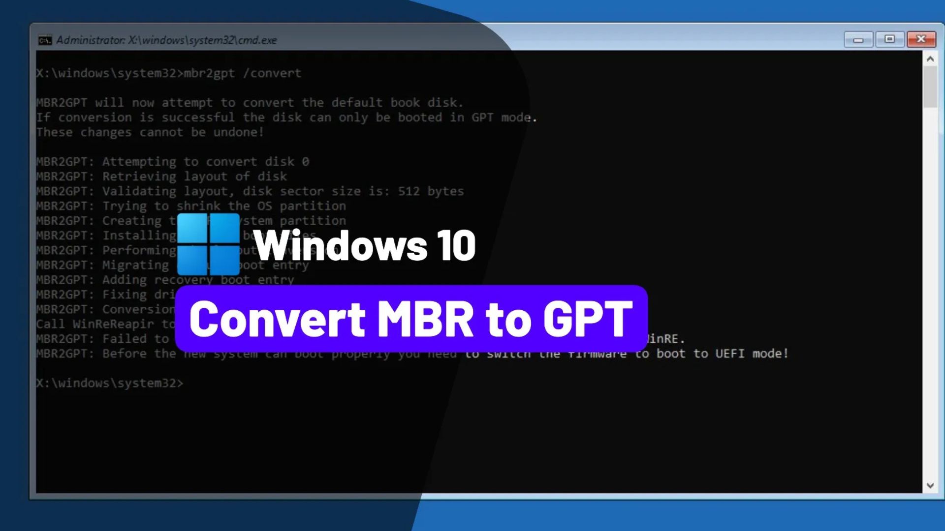 Hướng dẫn cách chuyển đổi MBR sang GPT mà không làm mất dữ liệu trên Windows 10 1 cach chuyen doi MBR sang GPT ma khong lam mat du lieu tren Windows 101