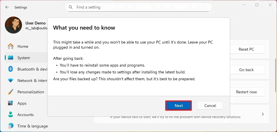 cach huy dang ky PC cua ban khoi chuong trinh nguoi dung noi bo Windows 115