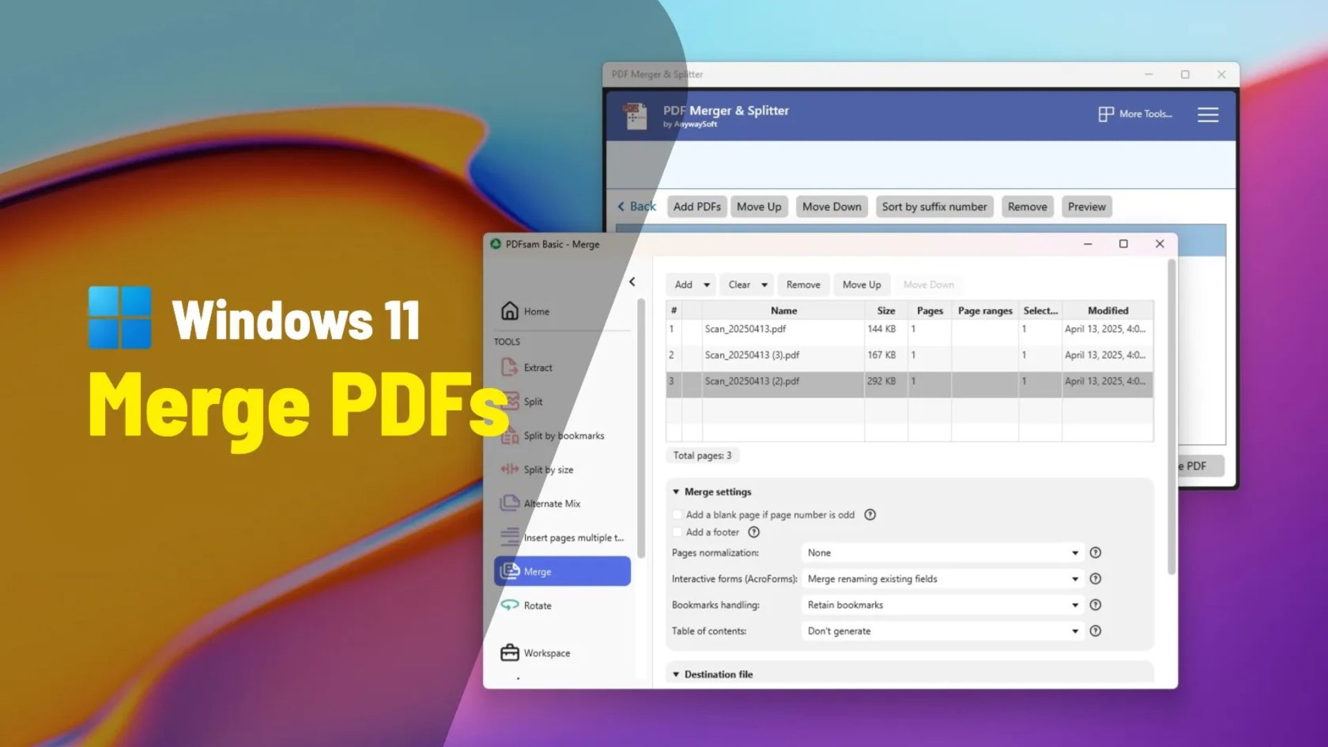 Hướng dẫn cách kết hợp nhiều tệp PDF thành một tài liệu trên Windows 11 1 cach ket hop nhieu tep PDF thanh mot tai lieu tren Windows 111