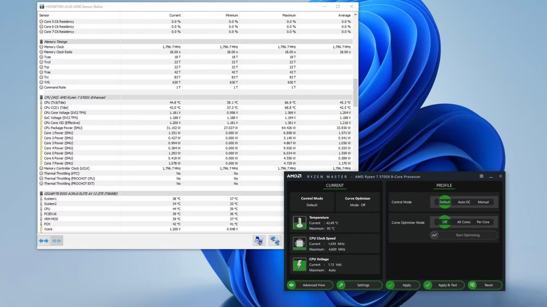Hướng dẫn cách kiểm tra nhiệt độ CPU trong Windows 11 1 cach kiem tra nhiet do CPU trong Windows 111