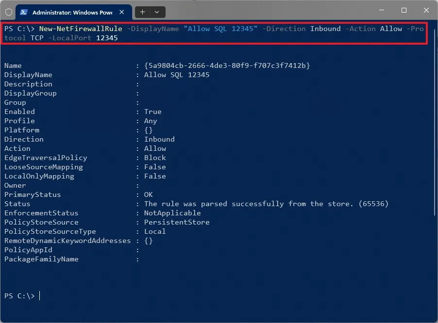 cach mo cong tuong lua tren Windows 11 5