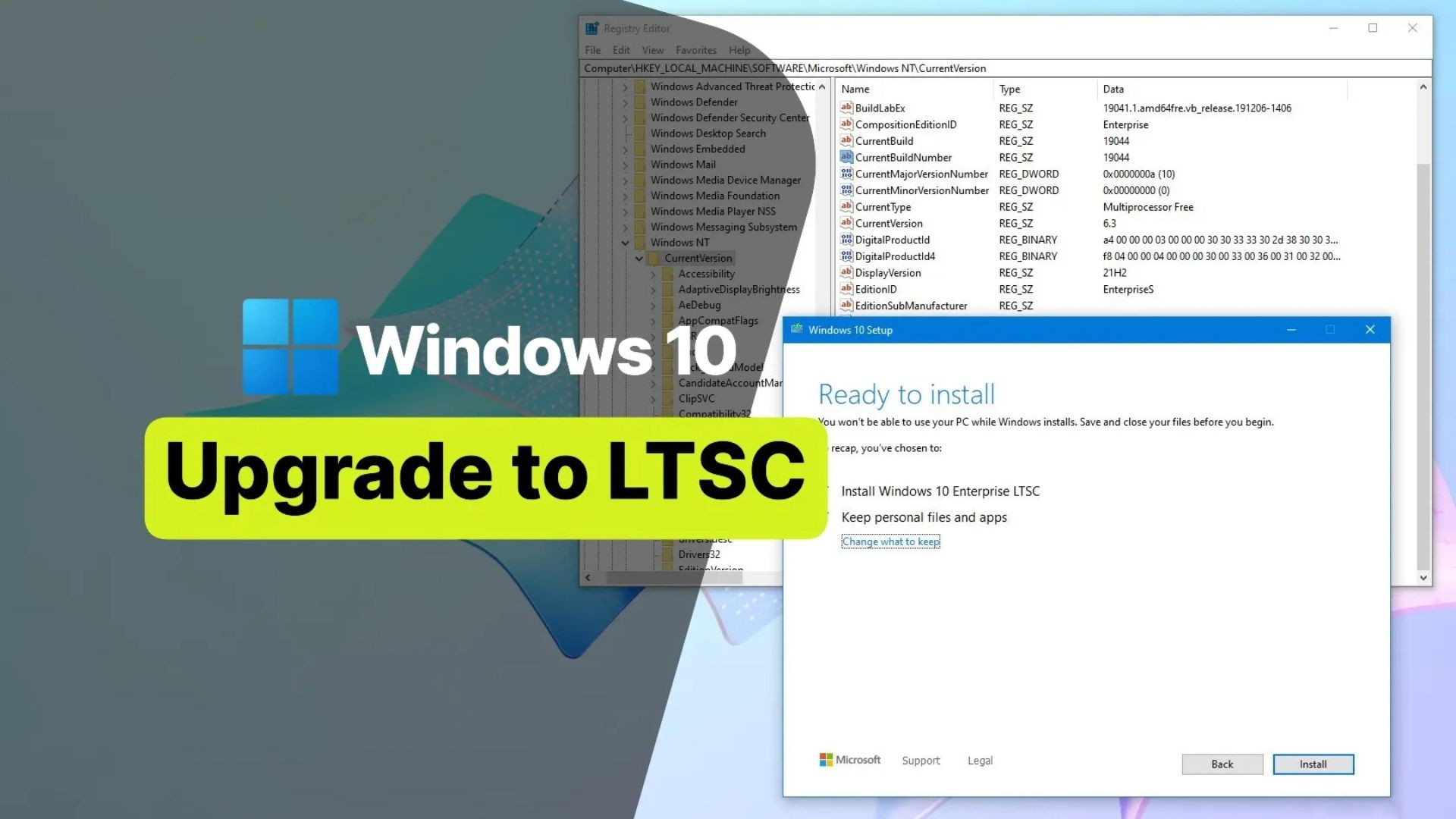 Hướng dẫn cách nâng cấp Windows 10 lên LTSC mà không làm mất dữ liệu 1 cach nang cap Windows 10 len LTSC ma khong lam mat du lieu 1