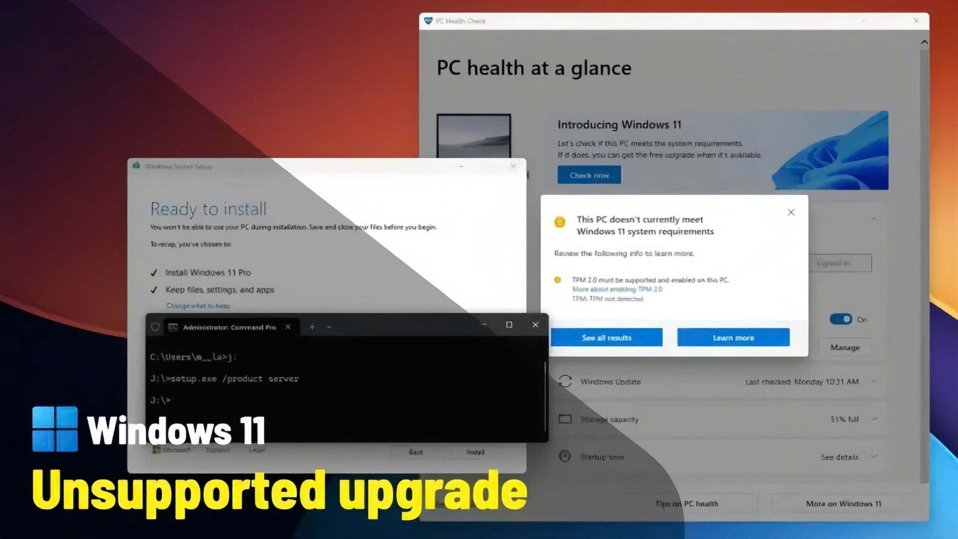 Hướng dẫn cách nâng cấp lên Windows 11 trên phần cứng không được hỗ trợ 1 cach nang cap len Windows 11 tren phan cung khong duoc ho tro 1