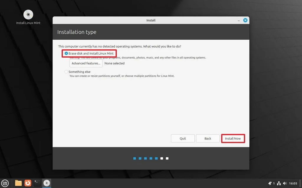 cach nang cap tu Windows 10 len Linux Mint12