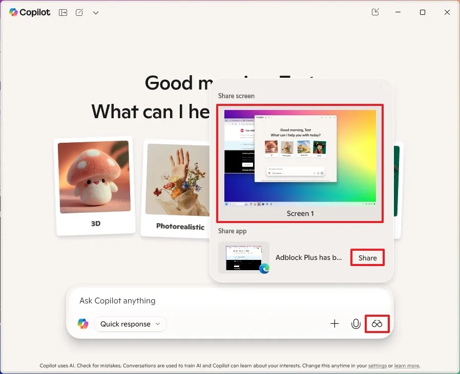 Hướng dẫn cách sử dụng Copilot Vision để nhận hỗ trợ AI trên Windows 11 7 cach su dung Copilot Vision de nhan ho tro AI tren Windows 114