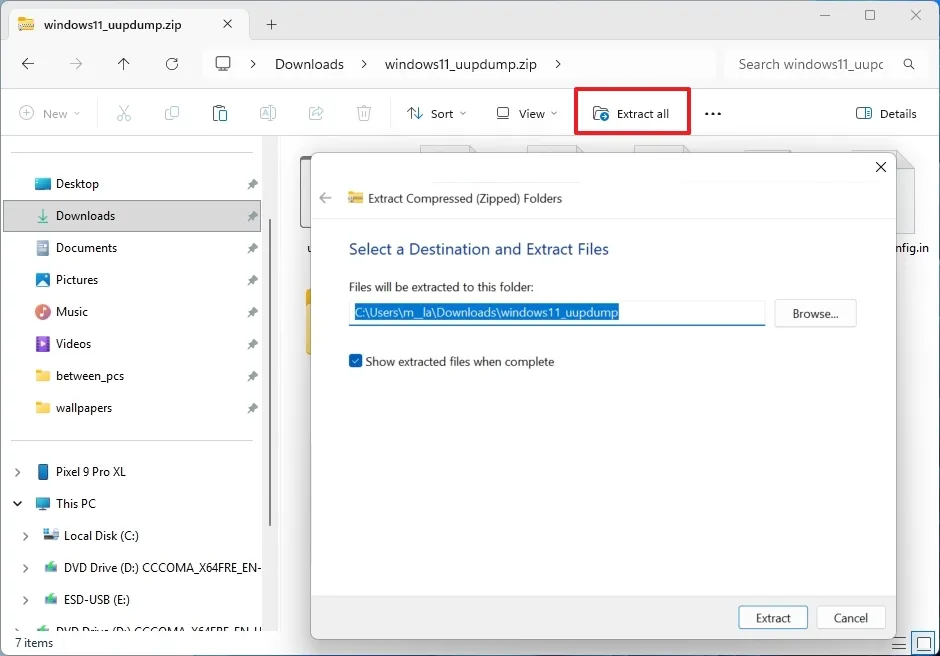 cach tai xuong tep ISO Windows 11 25H2 cho PC arm64 va Copilot5
