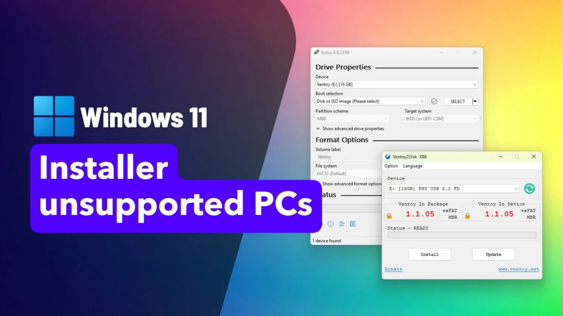 Hướng dẫn cách tạo USB khởi động Windows 11 cho phần cứng không được hỗ trợ 1 cach tao USB khoi dong Windows 11 cho phan cung khong duoc ho tro1