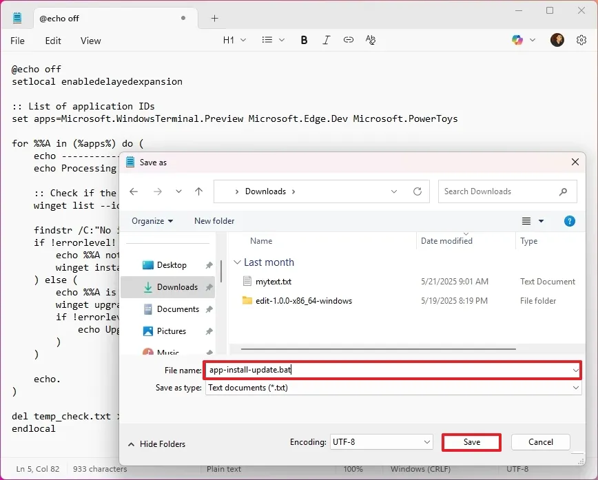 Hướng dẫn cách tạo tập lệnh Winget để cài đặt và cập nhật ứng dụng tự động trên Windows 11 12 cach tao tap lenh Winget de cai dat va cap nhat ung dung tu dong tren Windows 11 8