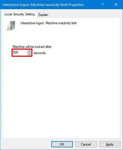 cach tu dong khoa PC khi khong su dung tren Windows 10 3