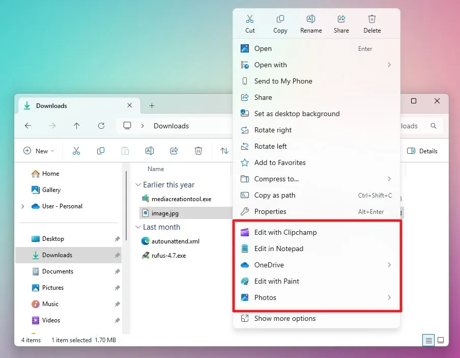 Hướng dẫn cách xóa Ask Copilot khỏi menu ngữ cảnh File Explorer trên Windows 11 12 cach xoa Ask Copilot khoi menu ngu canh File Explorer tren Windows 11 2