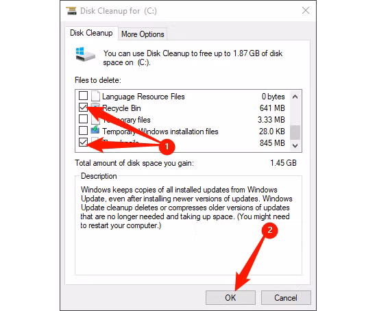 Hướng dẫn cách xóa bộ nhớ đệm của máy tính trong Windows 10 16 cach xoa bo nho dem cua may tinh trong Windows 1011