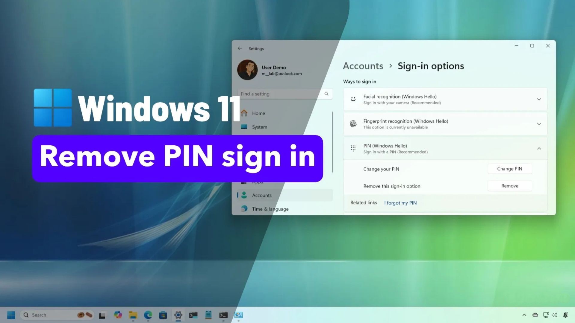 Hướng dẫn cách xóa mã PIN trên Windows 11 1 cach xoa ma PIN tren Windows 11 1