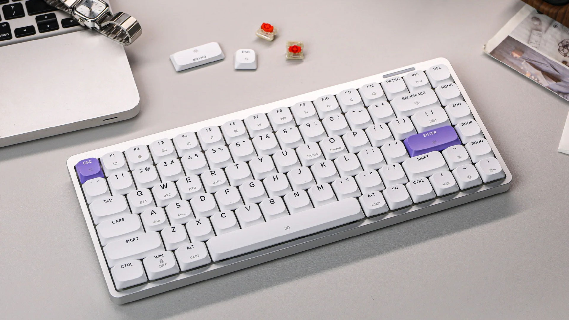 Trải nghiệm bàn phím Epomaker Luma84: Thiết kế tinh tế, trải nghiệm gõ mượt mà đầy cảm hứng! 1 ezgif 7b3914151a8e4c 01