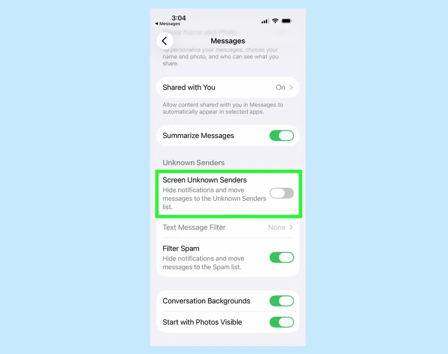 iOS 26 cập nhật tính năng mới giúp chặn tin nhắn rác 9 iOS 26 cap nhat tinh nang moi giup chan tin nhan tu nguoi la 3 e1760350913629