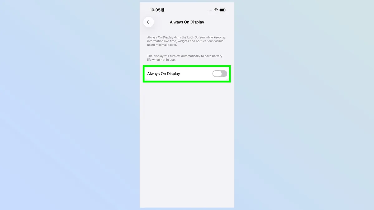 iPhone 17 đã có màn hình Always-On! Hướng dẫn cách bật tính năng mới này. 13 iPhone 17 da co man hinh Always On 5
