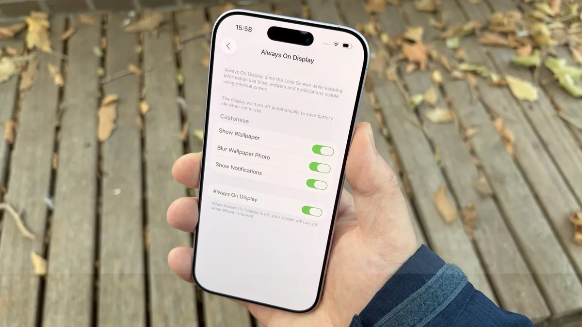 iPhone 17 đã có màn hình Always-On! Hướng dẫn cách bật tính năng mới này. 17 iPhone 17 da co man hinh Always On 9