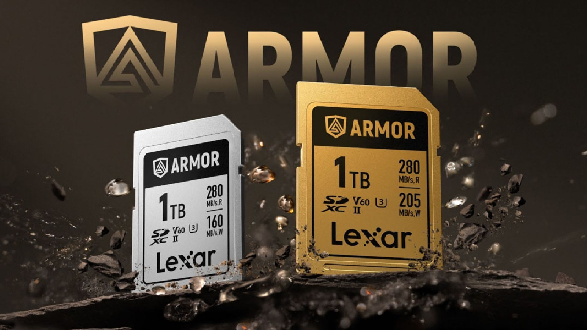 Lexar Armor SD Gold SDXC UHS-II: Thẻ nhớ siêu bền, tốc độ “vàng” cho dân quay phim & nhiếp ảnh chuyên nghiệp! 1 lexar armor gold and silver pro sd 01