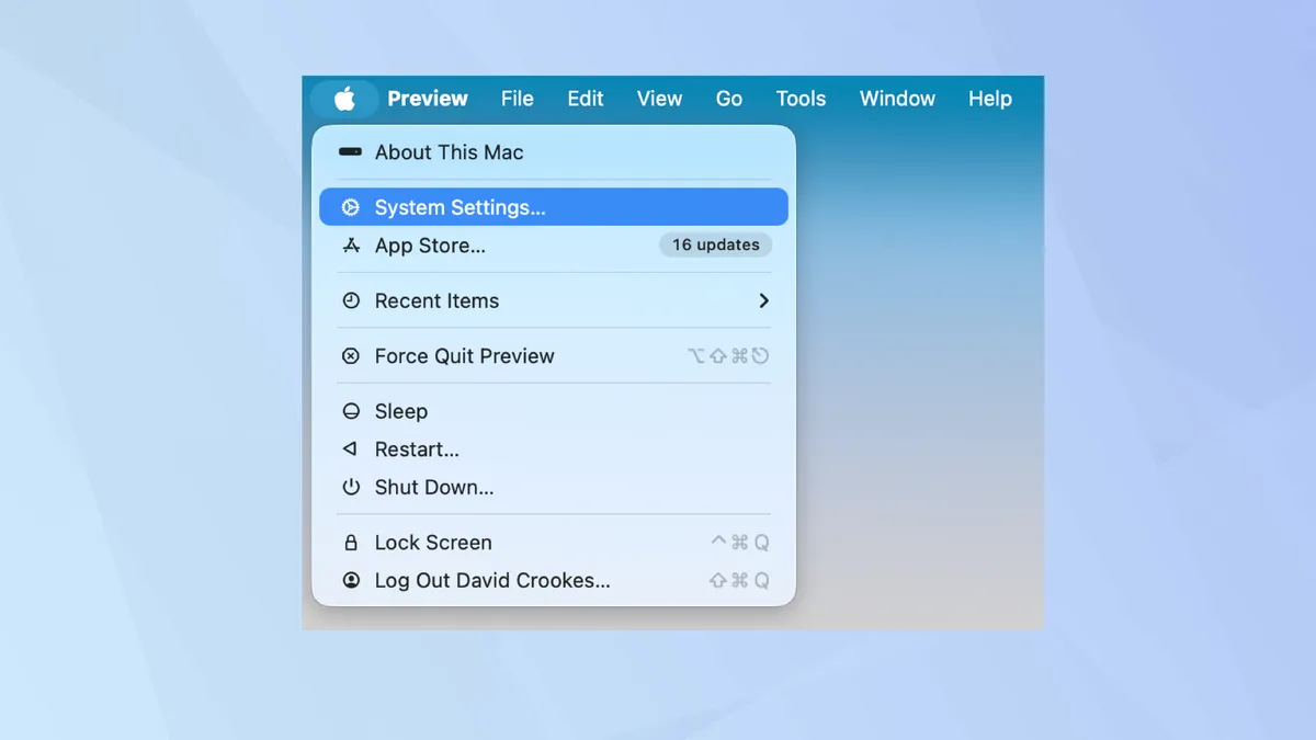 Cách giảm độ trong suốt của Liquid Glass trên macOS Tahoe: Đây là cách thực hiện! 7 Cach giam do trong suot cua Liquid Glass tren macOS Tahoe 2