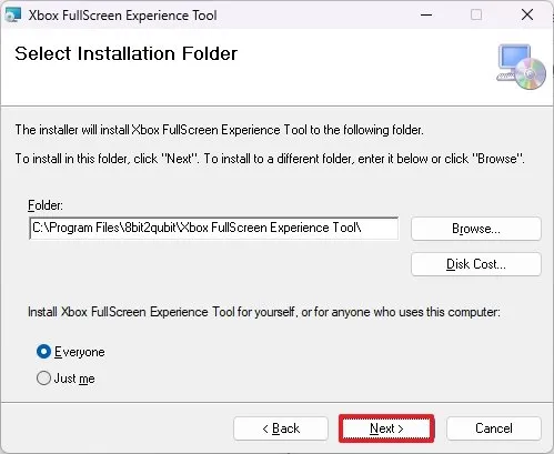 Cach kich hoat trai nghiem toan man hinh Xbox tren bat ky PC tieu chuan nao tren Windows 11 25H212