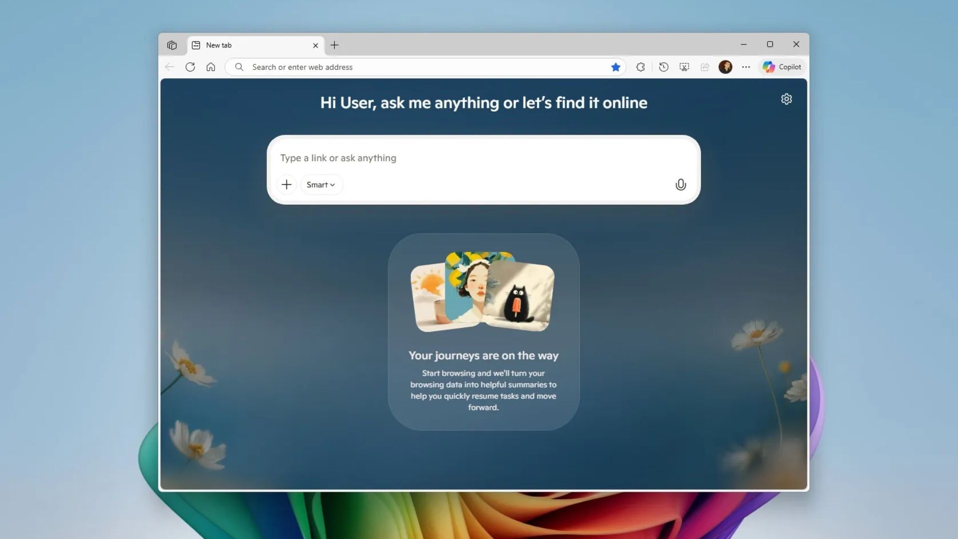 Cach mo khoa Copilot Journeys va Actions trong Microsoft Edge1