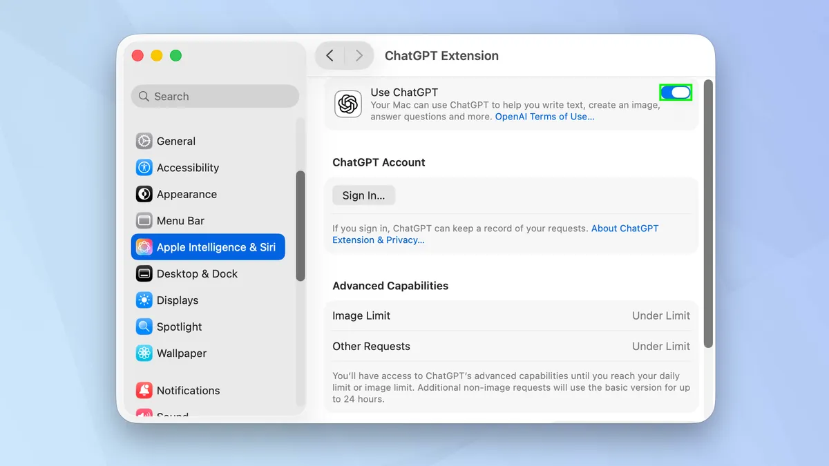 Cách tắt tính năng Apple Intelligence trên macOS 23 Cach tat tinh nang Apple Intelligence tren macOS 11