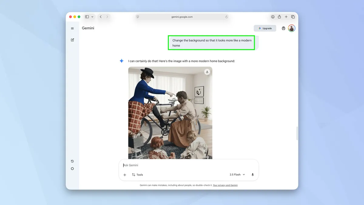 Cach to mau anh den trang bang Google Gemini 7