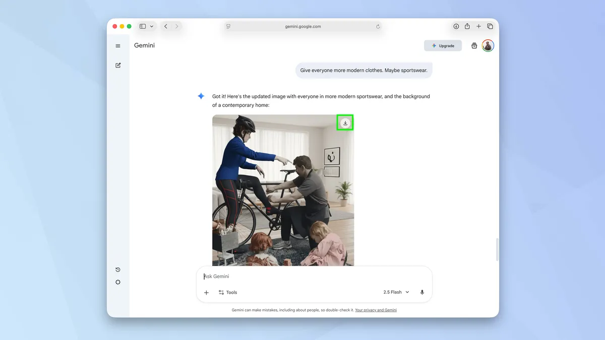 Cach to mau anh den trang bang Google Gemini 9