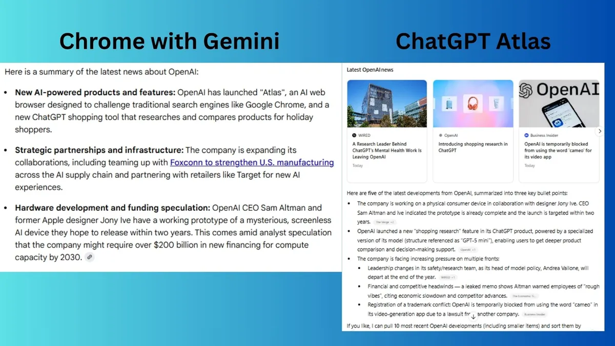 Thử nghiệm ChatGPT Atlas và Chrome với Gemini 3.0: Hãy cùng xem kết quả 12 ChatGPT Atlas va Chrome voi Gemini 3.0 3