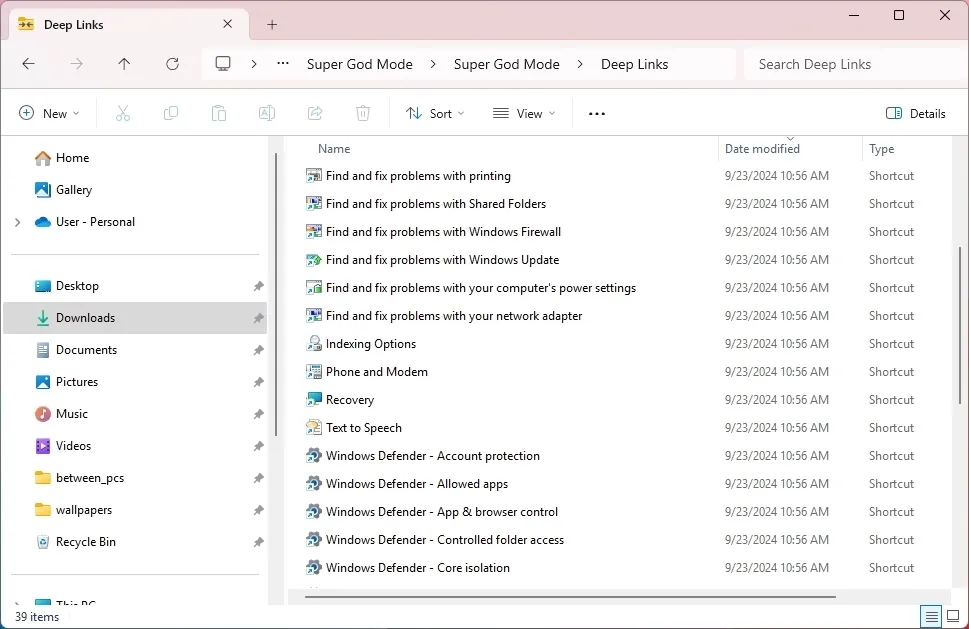 Che do sieu than mo khoa tat ca cac cai dat va tinh nang tren Windows 11 106