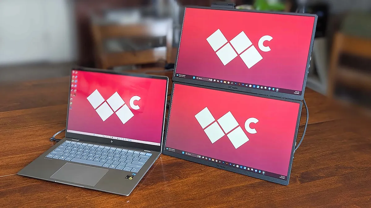 JSAUX FlipGo Horizon: Màn hình gập kép biến laptop thành trạm làm việc di động 7 JSAUX FlipGo Horizon 6