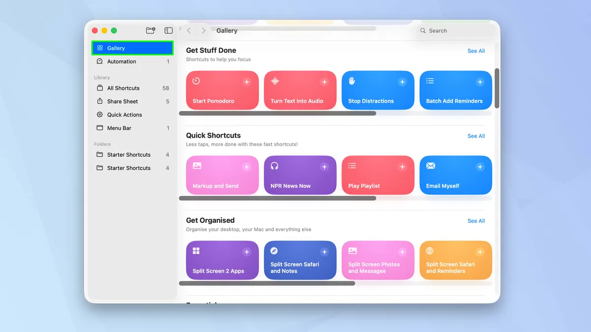 Khởi đầu với Mac Shortcuts: Cách khám phá, sử dụng và tự tạo những automation cực hiệu quả trên Mac 12 Khoi dau voi Mac Shortcuts 3