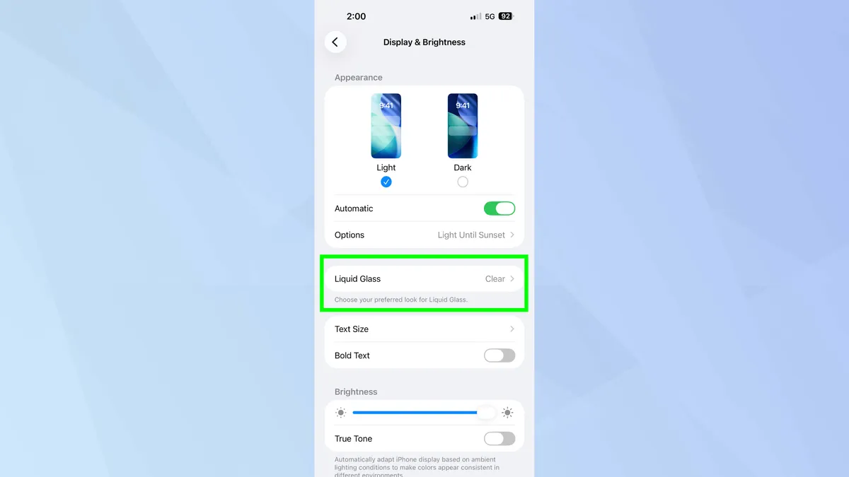 iOS 26.1 cho phép điều chỉnh độ trong suốt của Liquid Glass trên iPhone — đây là cách thực hiện 6 Liquid Glass tren iPhone 3