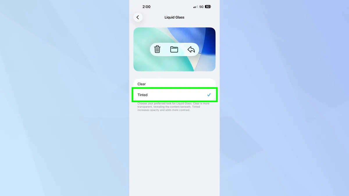 iOS 26.1 cho phép điều chỉnh độ trong suốt của Liquid Glass trên iPhone — đây là cách thực hiện 7 Liquid Glass tren iPhone 4