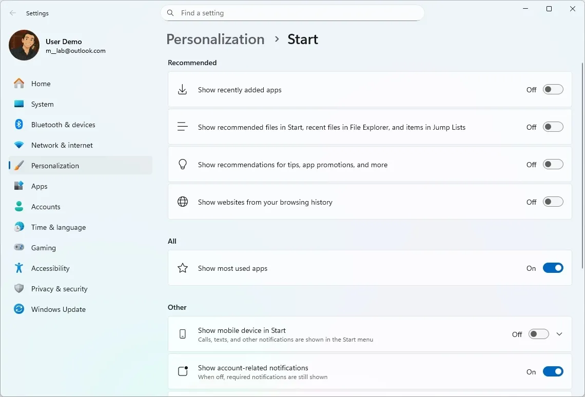 Menu bắt đầu của Windows 11 được thiết kế lại hoàn toàn trong 25H2 và 24H2 — Đây là những tính năng mới! 15 Menu bat dau cua Windows 11 duoc thiet ke lai hoan toan trong 25H2 va 24H24.jpg
